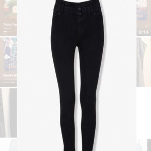 High-waisted Skinny Ankle Jeans